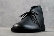 クラークス Clarks メンズ 天然皮革 本革 レザー デザートブーツ シューズ 靴 26103683 ブラック スムース UK7.5 25.5cm相当 / 新品_画像4