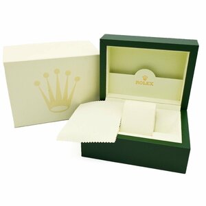 1円 ROLEX CASE ロレックスケース 時計用 空箱 BOX 内箱 S 外箱 30.00.71 緑 モスグリーン 24820240305