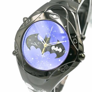 1円 GSX ジーエスエックス BATMAN バットマン 901BAT 500本限定 定価¥60,000 QZ クロノグラフ ブルー文字盤 SS 腕時計 231920240319