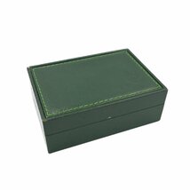 1円 ロレックスケース ROLEX CASE 時計用 空箱 BOX S 内箱 68.00.02 緑 グリーン 29220240319_画像1