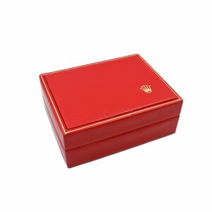 1円 美品 ロレックスケース ROLEX CASE 時計用 空箱 BOX 内箱 14.00.02 赤 レッド 29320240319