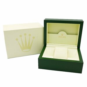 1円 ロレックスケース ROLEX CASE 時計用 空箱 BOX 内箱 M 外箱 39137.02 緑 モスグリーン 28720240319