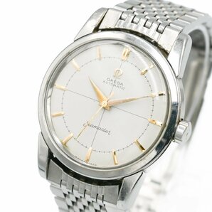 1円 稼働 OMEGA seamaster オメガ シーマスター 1037 AT 自動巻き 3針 白 ホワイト文字盤 SS 腕時計 ラウンド ヴィンテージ 236420240326の画像1