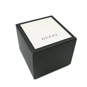 1円 稼働 箱/保証書付 GUCCI グッチ シンク 137.3 VYA137302 QZ クオーツ デイト 3針 シルバー 銀文字盤 SSラバー 腕時計 246720240326の画像5