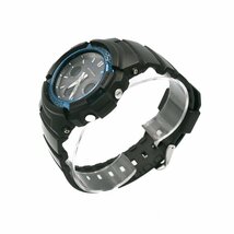 1円 稼働 美品 箱/保証書付 CASIO カシオ G-SHOCK Gショック AWG-M100A タフソーラー ブラック ブルー QZ アナデジ 腕時計 221120240326_画像2