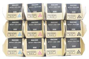 未使用 RICOH 純正 トナー MP C3503 4色12本（シアン・マゼンタ・イエロー・ブラック×各3） リコー ITFB1YSG8HEH-YR-N315-byebye