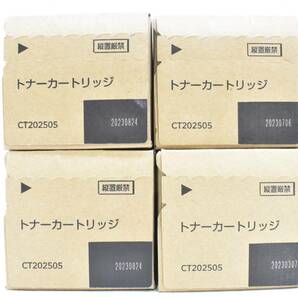 未使用 フジゼロックス 純正 トナー CT202505 4本セット FUJI XEROX IT0B17H6QGMG-YR-N04-byebyeの画像2