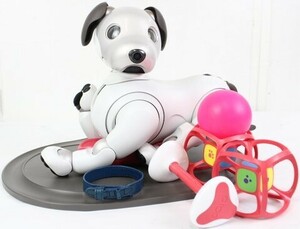 ソニー アイボ ERS-1000 アイボーン サイコロ ボール 首輪セット AIBO 犬型 ロボット ペット SONY IT3CW4JUSRO6-YR-A77-byebye
