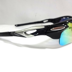 X4C036■本物■ Tarudol.r UV400 偏光レンズ含む新品替えレンズ4枚付き ブラックデザイン スポーツ サングラス メガネ 眼鏡 ケース付きの画像5