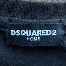 DSQUARED2 HOME ディースクエアード ホーム ROUTE 64 胸ワッペン 袖刺繍 ストレッチ Tシャツ 半袖 カットソー size.M ブラック_画像8