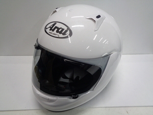 大きいサイズ 65-66ｃｍ★Arai アライ ASTRO-IQ XO フルフェイスヘルメット グラスホワイト★2016年製造