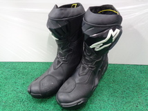 EUR41/26.0cm★Alpinestars アルパインスターズ SUPERTECH-R レーシングブーツ ブラック★_画像1