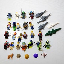 ヤヤ12【140】1円～ LEGO レゴ 70738 ニンジャゴー 空中戦艦バウンティ号 60095 海底調査艇 60069 ミニフィグ プレート 他 まとめセット_画像5