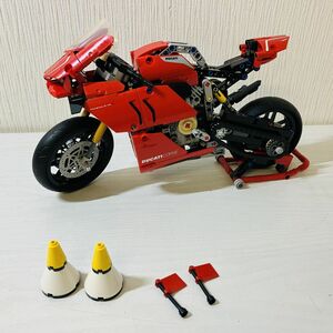 首1【80】1円～ レゴ LEGO テクニック 42107 ドゥカティ パニガーレ V4 R 組立品 ジャンク