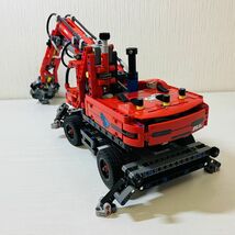 足51【100】1円～ レゴ LEGO テクニック 42144 運搬用クレーン車 組立品 ジャンク_画像4