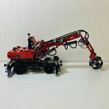 足51【100】1円～ レゴ LEGO テクニック 42144 運搬用クレーン車 組立品 ジャンク_画像3