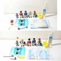 メメ15【140】1円～ プレイモービル playmobil 3260 コンテナ 簡易オフィス 3507 重機 3264 信号機 3270 掘削機 他 工事現場 まとめセット_画像9