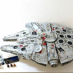 メメ1【140】1円～ LEGO レゴ スター・ウォーズ 75192 STAR WARS ミレニアム・ファルコン ミニフィグ レイ チューバッカ ハンソロ 他の画像1