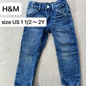 キッズ ベビー服 子供服 デニムパンツ H&M size US 1 1/2〜2Y