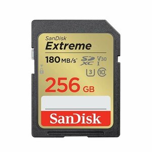 New Sandisk SD Card SDXC 256 ГБ UHS-I 180MB/S SDSDXVVV-256G-GNCIN