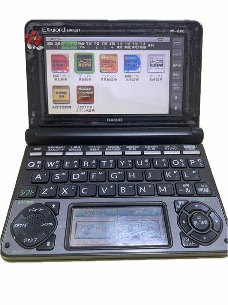 EX-word DATAPLUS 7 電子辞書　タッチペン付き　XD-N3800 中学生　#GT-Rの家　ジャンク　新学期　自宅用