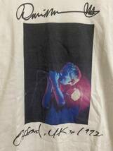 レア RADIOHEAD Tシャツ L Dennis Morris x ADAM ET ROPE バンドTシャツ Thom Yorke / oasis blur bjork beck my bloody valentine nirvana_画像3
