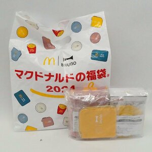 未使用 未開封 マクドナルド×BRUNO 2024福袋 4点セット ポテト加湿器 ミニプレート ブランケット コインケース