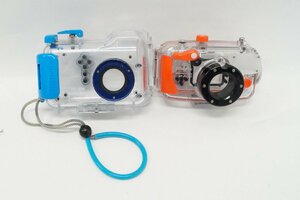 中古 OLYMPUS オリンパス デジタルカメラ 防水ケース PT-009 Finepix WP-FX700 2点まとめ売り