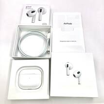 【AP-01】中古 Apple Airpods 第3世代 MME73J/A 簡易動作確認済み 限定保証あり 社外品イヤーカバー付き_画像1