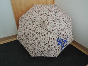 P656 [USED] зонт Vivienne ткань to дерево Vivienne Westwood зонт от солнца зонт от дождя складной зонт 
