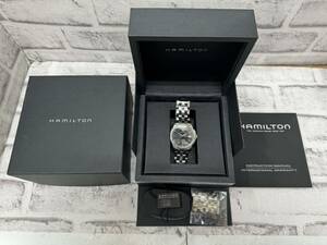 【42205.0310M】HAMILTON ハミルトン 腕時計 ジャズマスター H324110 デイト クオーツ 付属品有 中古不動品