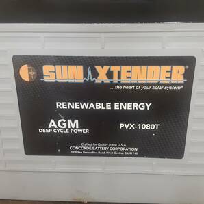 ディープサイクルバッテリー SUN-XTENDER PVX-1080T(108Ah)の画像2