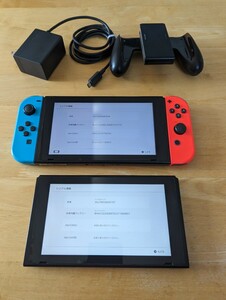 Nintendo Switch ニンテンドースイッチ 本体2台セット 初期化済み ジャンク