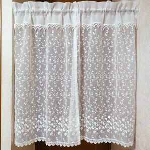 カフェカーテン 幅60×丈95 2枚セット