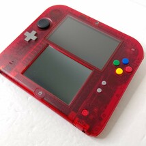 Nintendo　ニンテンドー2DS　ポケットモンスター赤　限定パック　極美品_画像3