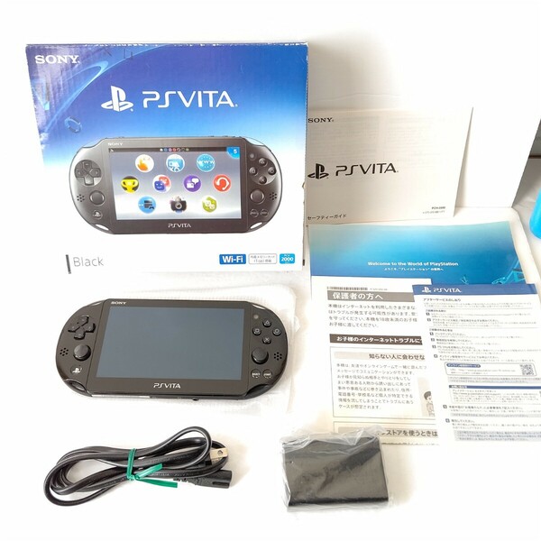 ソニー　PSvita pch2000 ブラック　画面極美品　一式セット