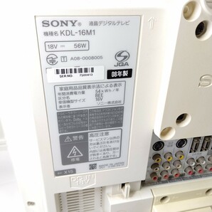 ソニー ブラビア 16型液晶デジタルテレビ KDL-16M1 SONY 地デジの画像6