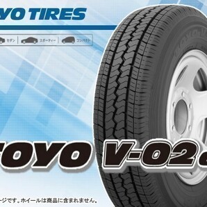 TOYO トーヨー V-02e V02E 145R12 8PR 4本の場合総額 24,160円◇の画像1