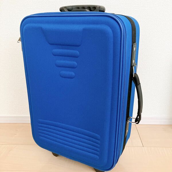 キャリーケース キャリーバッグ ブルー 青 布製 軽量 スーツケース