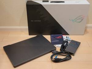 即決 送料込 室内使用のみ ASUS Zephyrus G14 2021 GA401QM-R9R3060GQ512 RAM増設済(40GB) RTX3060 6GB エクリプスグレー Used 箱付属品有