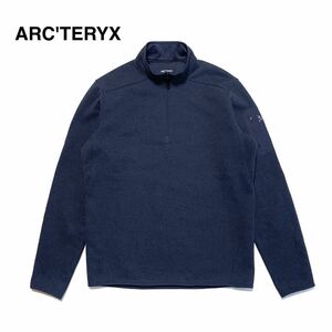 ☆美品 アークテリクス ARC'TERYX コバート COVERT ハーフジップ プルオーバー フリース ジャケット ネイビー ライトアウター