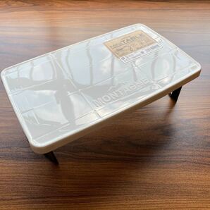 【新品】ミニテーブル アウトドア キャンプ 小物置き 折り畳みテーブル 白の画像2