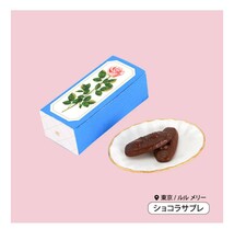 【内袋未開封】ケンエレファント 全国のかわいいおやつミニチュアコレクション第2弾 東京 ルルメリー ショコラサブレ_画像1