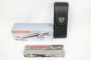 ☆1円スタート VICTORINOX SWISSTOOL ビクトリノックス マルチツール アウトドア サバイバルツール 本体・皮ケース・箱 未使用 良品☆