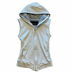 Rare bajra Japanese label sleeve less tech zip hoodie lgb helmut lang rick owens prada ARMANI goa y2k vest Oakley archive バジュラ