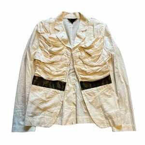 01SS comme des garcons mummy jacket camo AD2000 コムデギャルソン テーラード ジャケット japanese label brand issey miyake archive