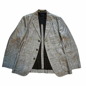 12SS issey miyake men over size jacket japanese label brand イッセイミヤケ テーラード ジャケット Yohji yamamoto comme des garcons 