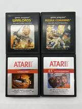 【 ATARI 2800 ゲーム カセット ミサイル総司令部 等 4点セット 】 アタリ VCS ゲームカートリッジ 戦う将軍 E.T. バンガード 先導部隊_画像2