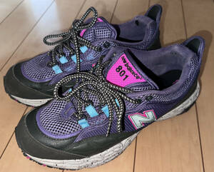 used☆【New Balance】ニューバランス ML801 GLD(パープル/ブラック) サイズ:28.5cm☆トレッキングシューズ 中古