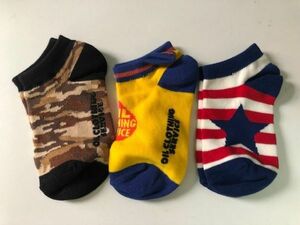  click post possible unused oil closing service OIL Kids socks sneaker socks child socks 3 pairs set 16cm~18cm 6